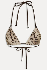 Willluxe® Leopard Print Side Tie Strap Bikini Set