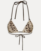 Willluxe® Leopard Print Side Tie Strap Bikini Set