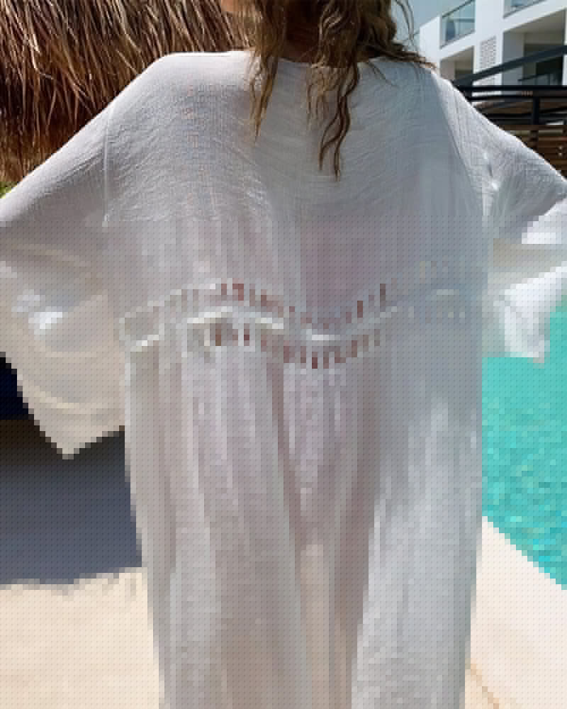 Willluxe® Serenade Sheer Beach Cover-Up Cardigan