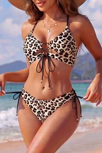 Willluxe® Lace-Up Two-Piece Bikini Set