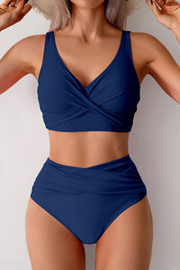 Willluxe® Women's Wrap Front High Waist Bikini Set