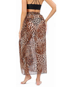 Willluxe® Chiffon Printed Beach Sarong Long Bikini Cover-Up Wrap Skirt