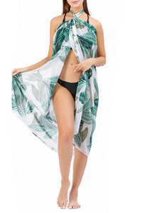 Willluxe® Chiffon Printed Beach Sarong Long Bikini Cover-Up Wrap Skirt