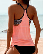 Willluxe® Tummy Control Tankini Swimsuit 2-Piece Modest Bathing Suit