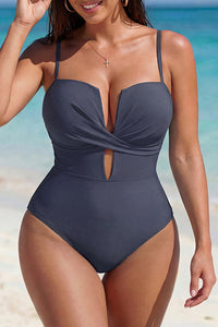 Willluxe® Cutout Tummy Control One-Piece Swimsuit
