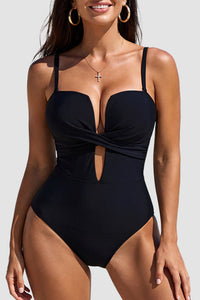 Willluxe® Cutout Tummy Control One-Piece Swimsuit
