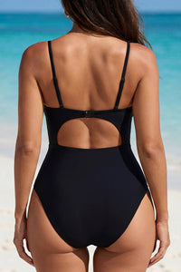 Willluxe® Cutout Tummy Control One-Piece Swimsuit