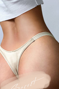 Willluxe® SparkleGlam – Seamless Leopard Print Bikini Thong