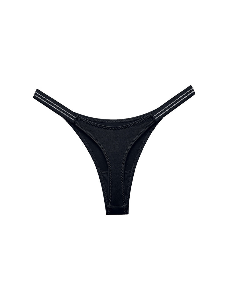 Willluxe® SparkleGlam – Seamless Leopard Print Bikini Thong