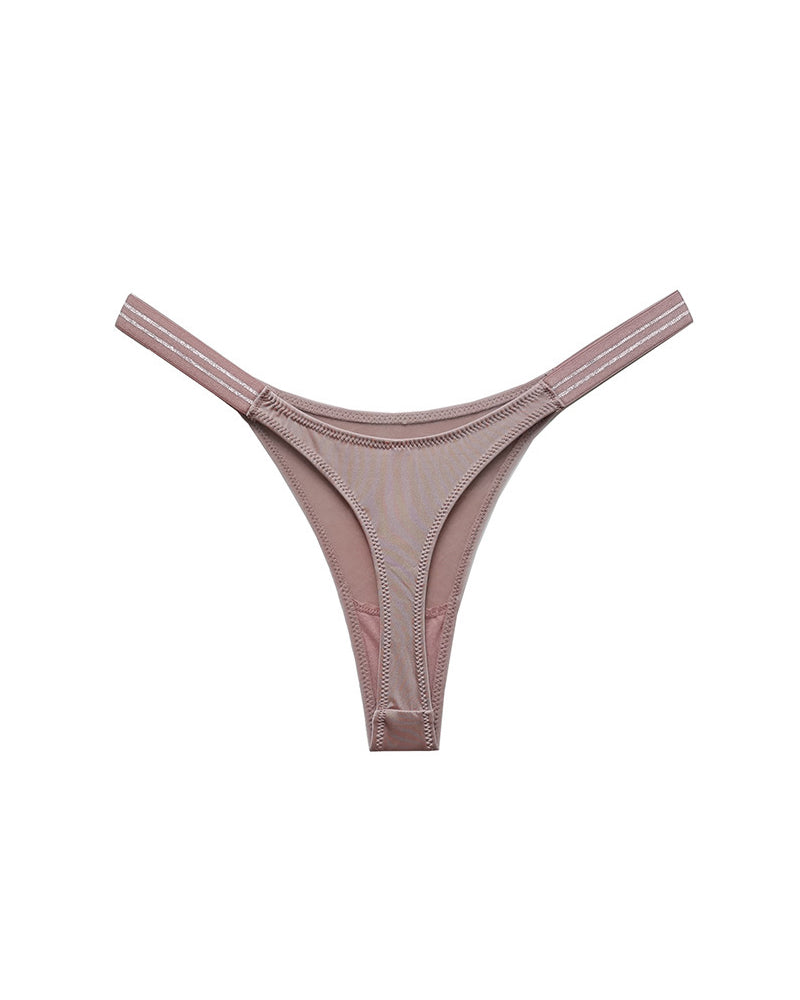 Willluxe® SparkleGlam – Seamless Leopard Print Bikini Thong