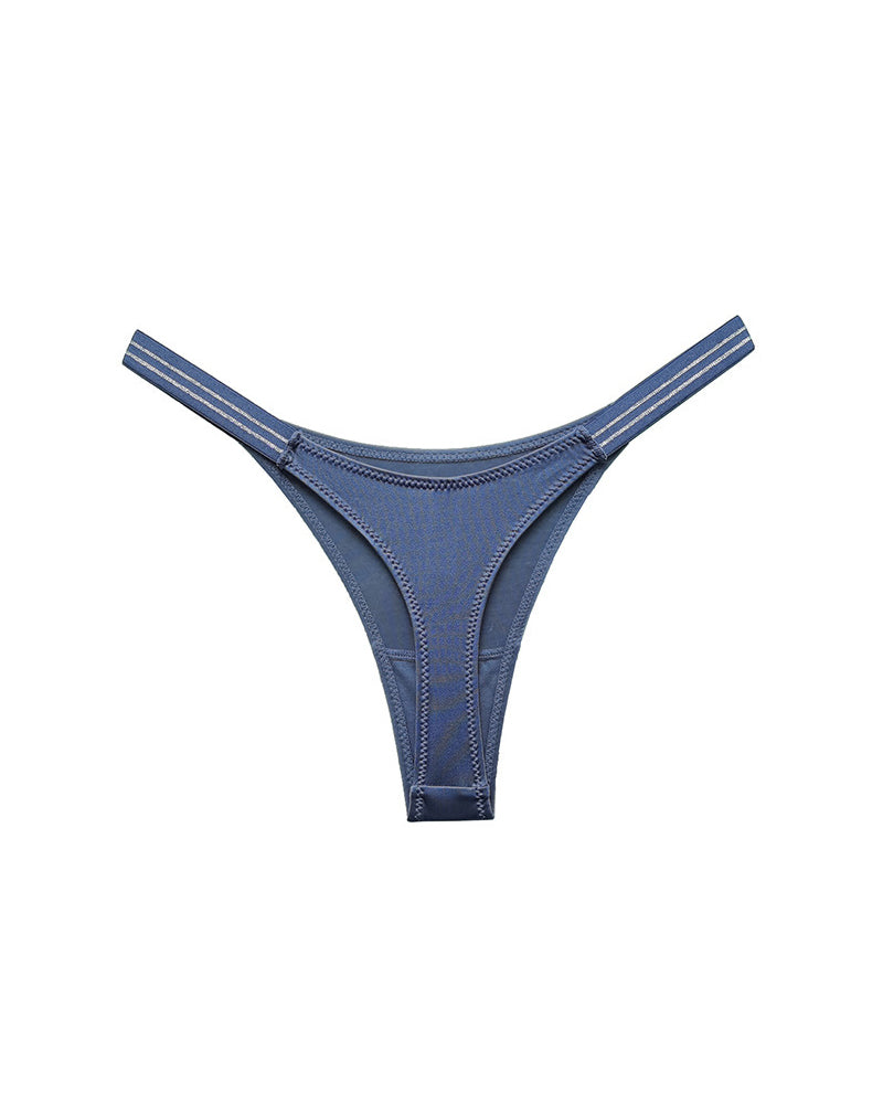 Willluxe® SparkleGlam – Seamless Leopard Print Bikini Thong