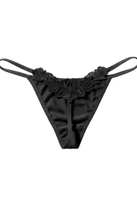 Willluxe® Butterfly Lace V-Cut Thong