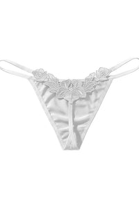 Willluxe® Butterfly Lace V-Cut Thong