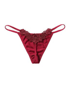Willluxe® Butterfly Lace V-Cut Thong