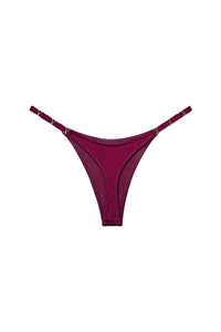 Willluxe® Metal V-Cut Low-Rise Ice Silk Thong