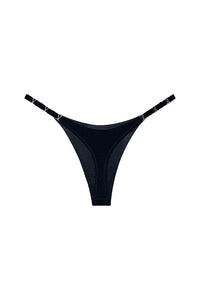 Willluxe® Metal V-Cut Low-Rise Ice Silk Thong