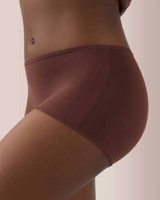WILLLUXE® High-Stretch Breathable Mid-Waist Boyshorts