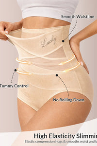 Willluxe® Crossover High-Waist Tummy Control Panties