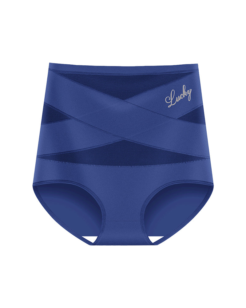 Willluxe® Crossover High-Waist Tummy Control Panties
