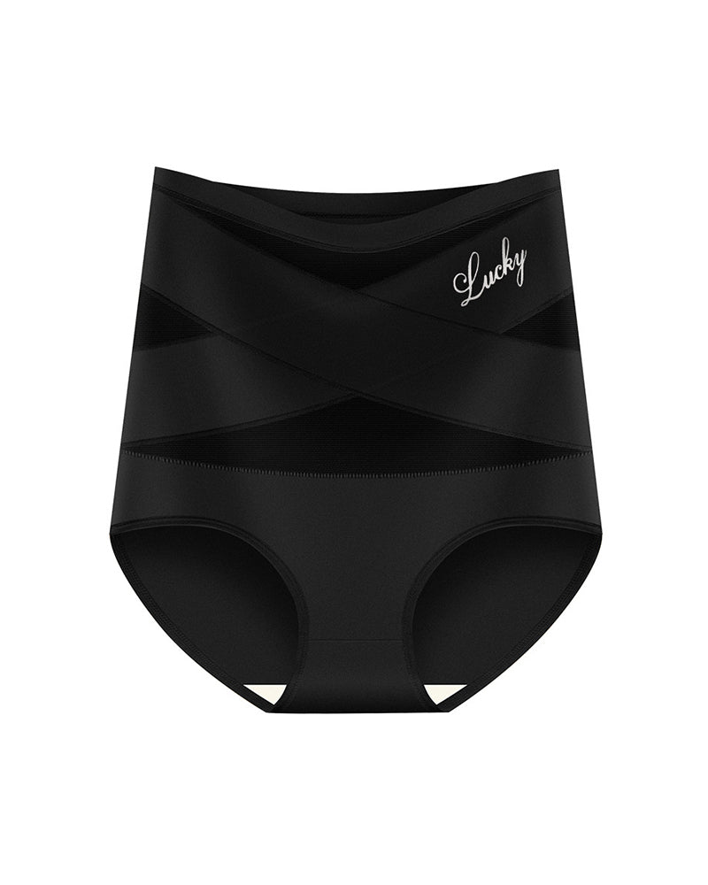 Willluxe® Crossover High-Waist Tummy Control Panties