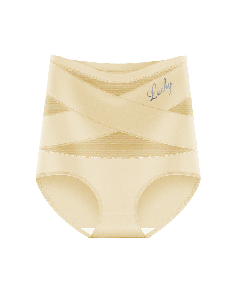 Willluxe® Crossover High-Waist Tummy Control Panties