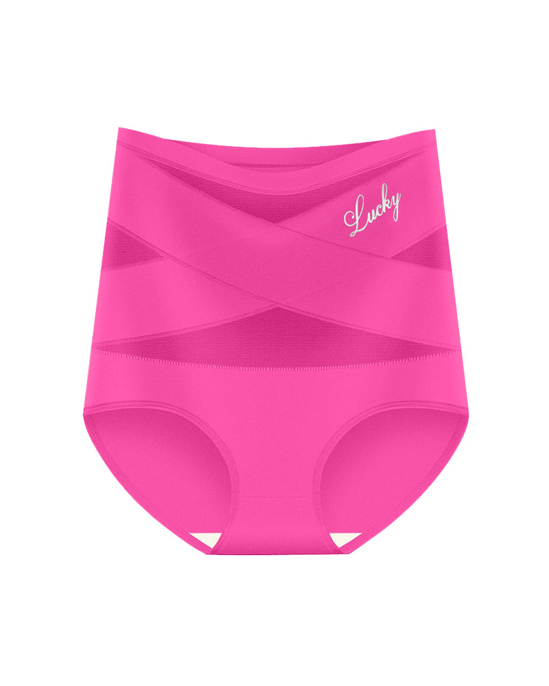 Willluxe® Crossover High-Waist Tummy Control Panties