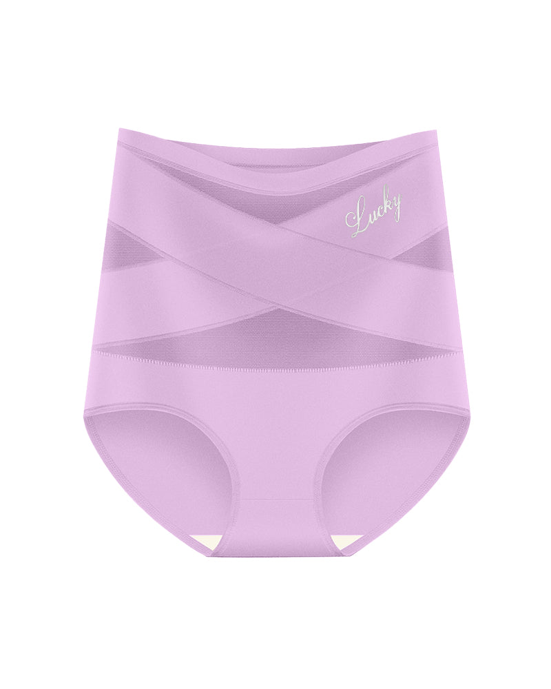 Willluxe® Crossover High-Waist Tummy Control Panties
