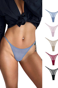 Willluxe® The Siren Sheer Mesh Adjustable Thong