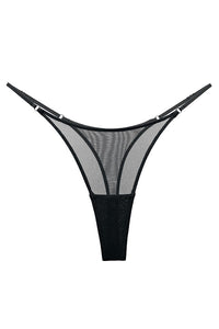 Willluxe® The Siren Sheer Mesh Adjustable Thong