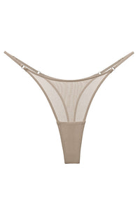 Willluxe® The Siren Sheer Mesh Adjustable Thong