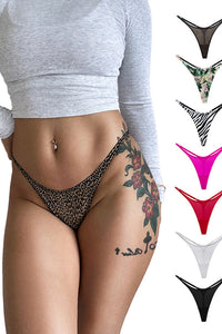 Willluxe® Adjustable ice silk thong – low-rise, high-cut, seamless