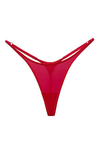 Willluxe® Adjustable ice silk thong – low-rise, high-cut, seamless