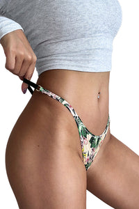 Willluxe® Adjustable ice silk thong – low-rise, high-cut, seamless