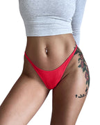 Willluxe® Adjustable ice silk thong – low-rise, high-cut, seamless