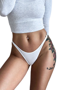 Willluxe® Adjustable ice silk thong – low-rise, high-cut, seamless
