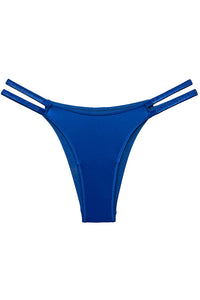 Willluxe® Plus-Size Rhinestone Double Strap High-Cut Ice Silk Panty