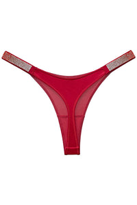 Willluxe® Gradient Rhinestone Thong