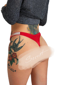 Willluxe® Gradient Rhinestone Thong