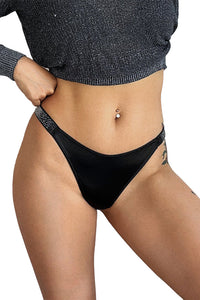 Willluxe® Gradient Rhinestone Thong