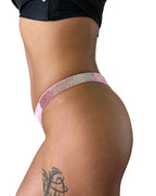 Willluxe® Gradient Rhinestone Thong