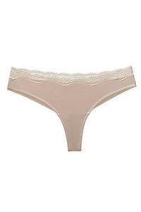 Willluxe® Lace High Cut Color Block Thong