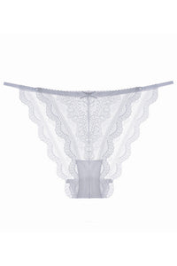 Willluxe® Sheer Floral Lace Strappy Cheeky Panties