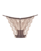 Willluxe® Sheer Floral Lace Strappy Cheeky Panties