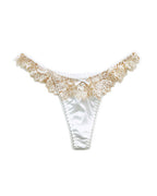 Willluxe® Eyelash Lace Silky Satin Panty