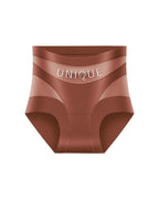 Willluxe® High-Waisted Seamless Ice Silk Shaping Briefs (6 Pack)
