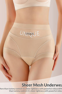 Willluxe® High-Waisted Seamless Ice Silk Shaping Briefs (6 Pack)