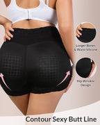 Willluxe® Mid-Waist Lace Shapewear Shorts