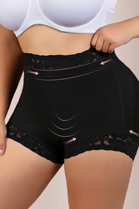 Willluxe® Mid-Waist Lace Shapewear Shorts