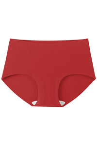 Willluxe® Seamless Antibacterial Mid-Waist Plus Size Briefs