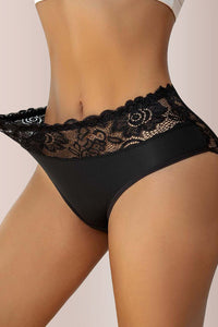 Willluxe® Seamless Lace Trim Panties